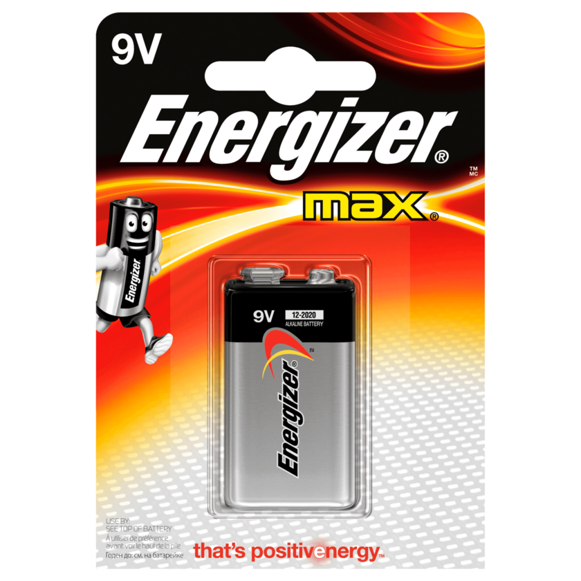 Energizer E-Block 9 Volt Energy Max